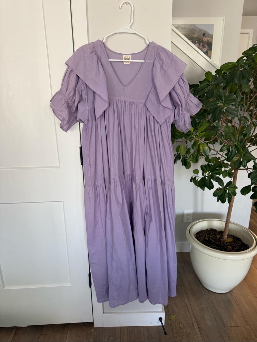 Little Tienda  Maribel Lilac Ruffle-Tier dress